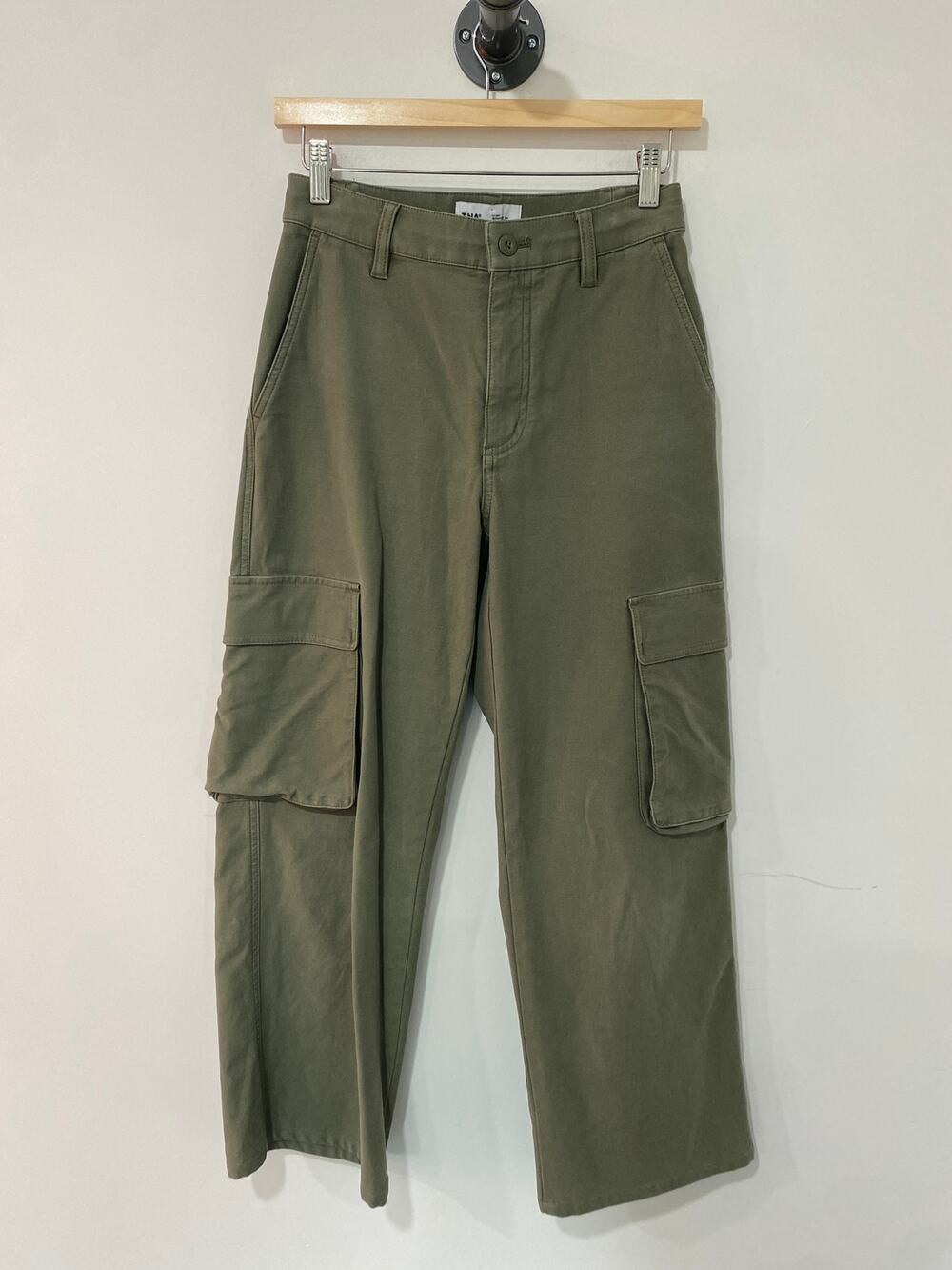 Tna Wide Leg Cargo Pants Green Size 0